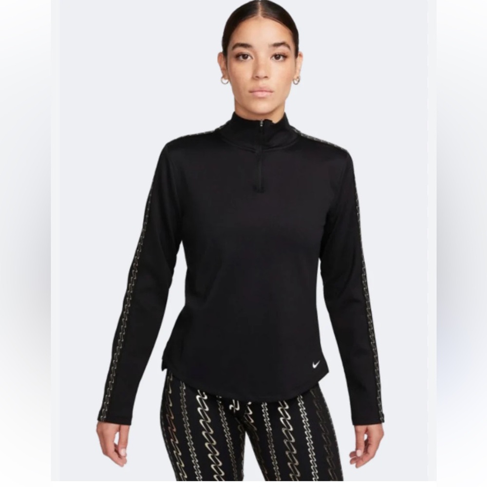 Nike Women's Black Long Sleeve Top